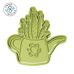 Domestic_Plant_05_C.png STL file Domestic Plant (no 5) - Cookie Cutter - Fondant - Polymer Clay・Design to download and 3D print