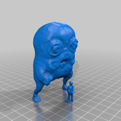 5901ac12-5b84-40ec-8339-217d68cea5f2.png Free 3D file giant baby alien and little man 3d figure for printing・Template to download and 3D print