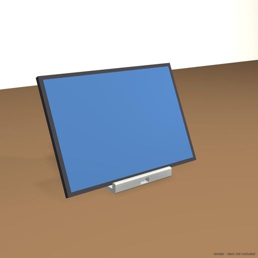 Tablet Stand – Sturdy 65° Desk Holder for Tablets & E-Readers, Cable Slot | STL