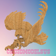 4.png eagle,3D MODEL STL FILE FOR CNC ROUTER LASER & 3D PRINTER