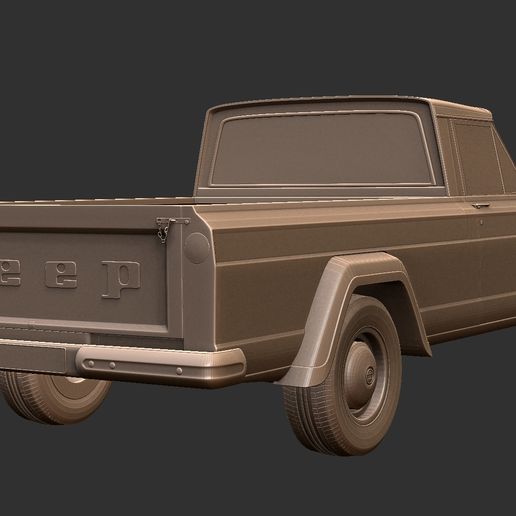 Jeep-Gladiator-1962-Classic-Vintage-Pickup-Truck-3D-print-model21.jpg 1962 Jeep Gladiator J-Series - Classic Vintage Pickup Truck 3D Print Model