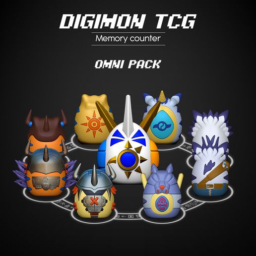 Digiegg Memory Counter - Omni Pack Digimon TCG