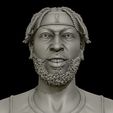 03.jpg 3D portrait of Anthony Davis with finals look 3D print model