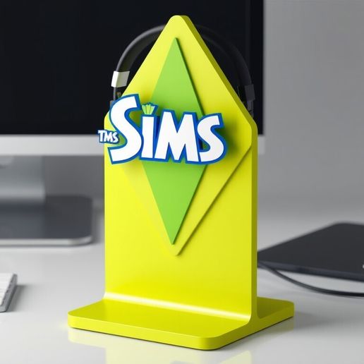 🎧 The Sims Headphone Stand・Kostenlos STL Datei für 3D-Druck・Cults