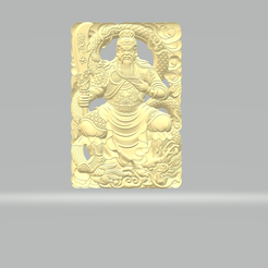 1.png STL file Guan Yu Pendant 3D print model・3D print model to download