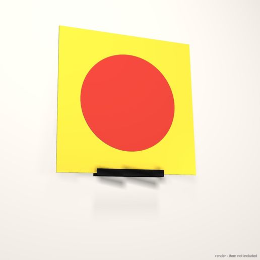 Vinyl Record Wall Ledge – Now Playing LP Display Shelf, Holds 1-3 Sleeves | STL