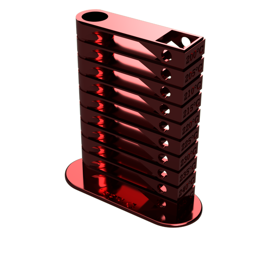 High end Temp Tower PET-G 3D model