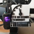 20221120_102120.jpg Updated Doomsday Clock Creality Prusa Sprite CR10 Ender 3 S1 MK3 Extruder 100 Seconds To Midnight