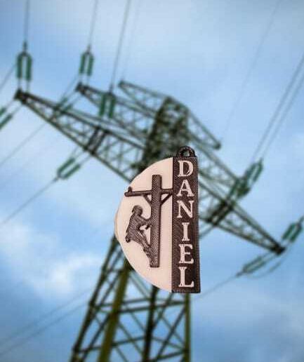 Lineman Bag Tag 3D model