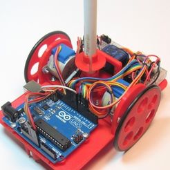 01_rear_preview_featured.JPG Free STL file Arduino Chassis for Drawing Robot・3D printing idea to download