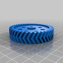 41feb08863a5c38b5ad535b53e497fe6.png 60mm Customized OpenSCAD Helical Gears