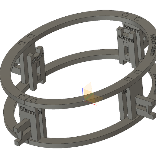 posture Collar sizing tool up to 160x120x65 3D model