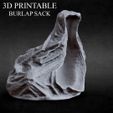 3D_PRINTABLE_BURLAP_SACK-CULTS3D.jpg 3D PRINTABLE BURLAP SACK FOR KITBASH DIORAMAS