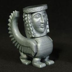 IMG_4505 copy A_left.JPG Free STL file Sphinx・3D printable model to download
