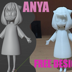 anya.png STL-Datei Anya (aus der Spionage-X-Familie) kostenlos・3D-Druck-Idee zum Herunterladen