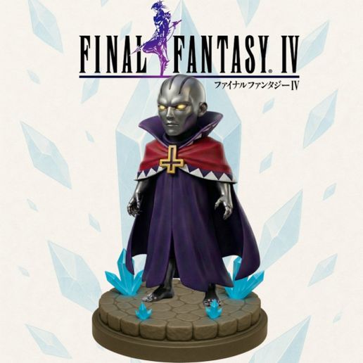 Zemus from Final Fantasy IV (4), 4 Stls (Zemus with base, baseless and special crystal base both normal and thin versions)