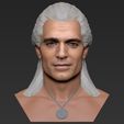34.jpg Geralt of Rivia The Witcher Cavill bust full color 3D printing