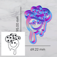 owboy-disco-1.png Cowboy Smiley Face Cookie Cutter Stamp