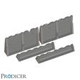 Industrial-Walls-and-Barriers-by-PRODICER_1.jpg Tabletop terrain sci-fi bundle (17 pieces) by PRODICER