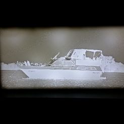 20190929_205302.jpg Free STL file Lithophane Lampe Boot・3D printable design to download