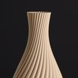 Elegant_swirl_vase_slimprint_vase_mode_stl_file_2.jpg Elegant Swirl vase, Vase Mode | Slimprint