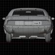 AAR-Cuda-1970-back-wireframe.jpg Plymouth AAR Cuda 1970 3D model
