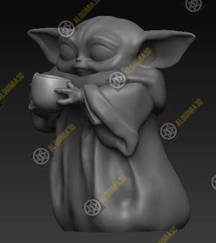 baby-yoda2.jpg Archivo OBJ gratis Baby yoda cup・Plan para descargar y imprimir en 3D, Alquimia3D