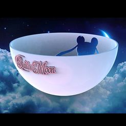 2.jpg Free STL file Sailor Moon Yarn Bowl・3D printer design to download