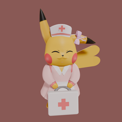 Pika-enfermera.png Female Pikachu Nurse