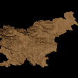 2.png Topographic Map of Slovenia – 3D Terrain