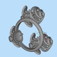 2334232323.jpeg bee earrings ring 3D print model