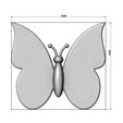 butterfly-10.JPG Simplistic butterfly 3D print model