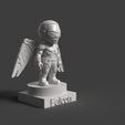 Falcon_Unrendered-2.png Chibi Falcon Sam Wilson Marvel 3D STL File