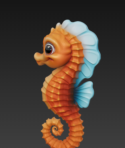 Seahorse 3D model