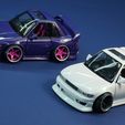 DSC00486.jpg Nissan Silvia S13 Tooned model kit