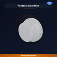 01_hero.png Shallow Ritual Dish With Pentacle Star Engraved In - 3D Printable STL File