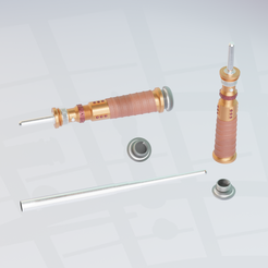 Render-Image-view-1.png Print in Place Articulating Jedi Lightsaber Concept 6