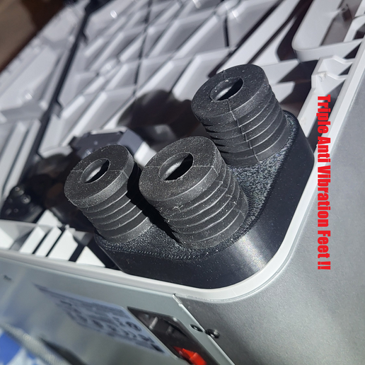 bambu lab anti-vibrations-füße 🥼 Bambu Lab X1C P1P P1S Triple Anti Vibration Feet・ STL File for 3D  printing・Cults