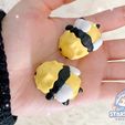 bee1.jpg Chubby Bee Cat Customizable Articulated/Flexible Gift Toy Personal Use