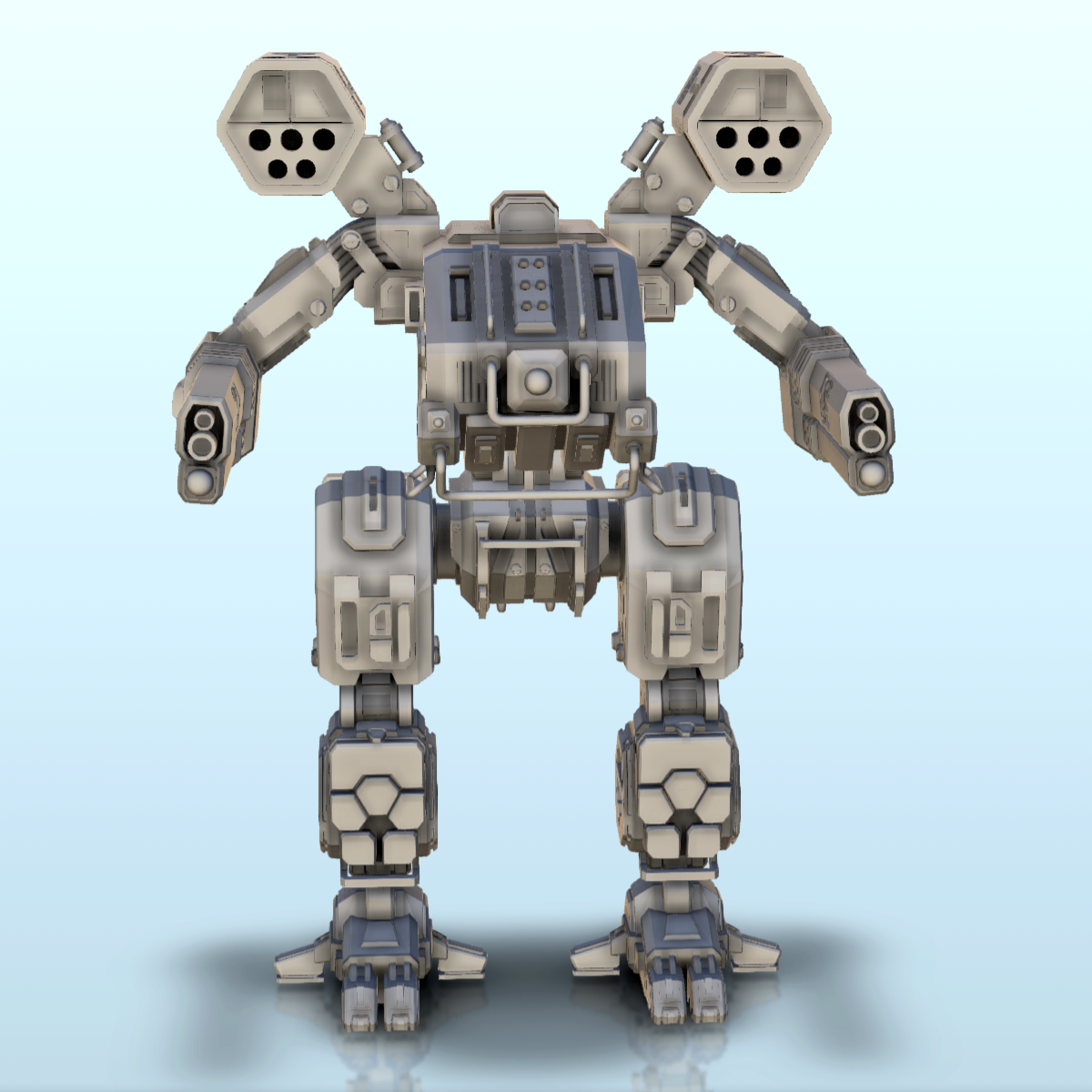 STL file Phodall combat robot (17) - BattleTech MechWarrior Warhammer ...