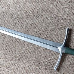 photo.jpg 3D file Lord of the Rings - Strider Aragorn Sword 3D Print Files・Model to download and 3D print