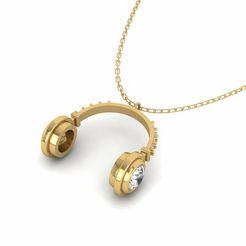 1.jpg Fichier 3D Pendentif pour casque d'écoute p 079・Modèle pour impression 3D à télécharger