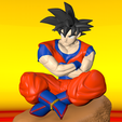 gg0008.png DragonballZ - Goku 3d Printable Bust