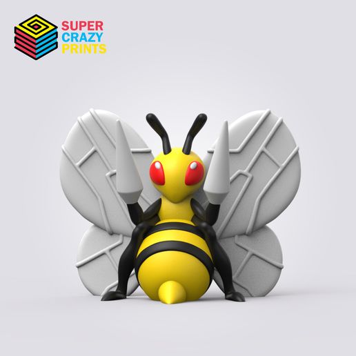 Beedrill.jpg 波克龙 - 比德瑞尔（简易版，无支持）