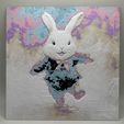 IMG_7051.jpeg Cute Bunny in the Rain - WALL ART - HUEFORGE - FILAMENT PAINTING