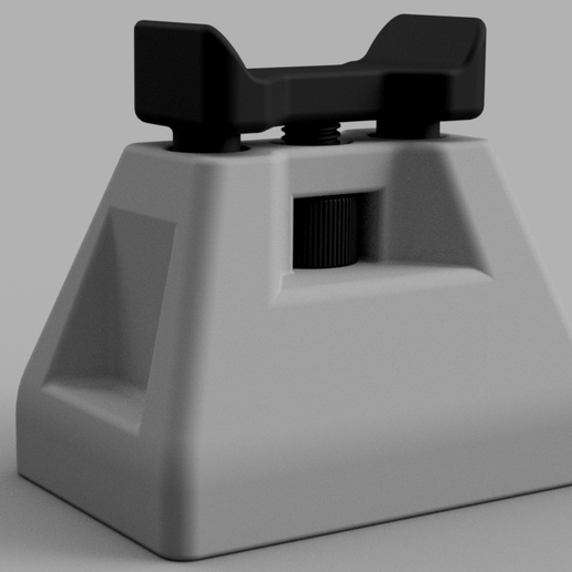 Adjustable shooting stand. 3D model preview