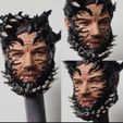Venom_head_sculpt_3d_print_model_12.jpg Venom Tom Hardy Head Sculpt for Custom Action Figures