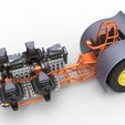 2.jpg Diecast Pulling tractor with 6 engines V8 Version 2 Scale 1:25
