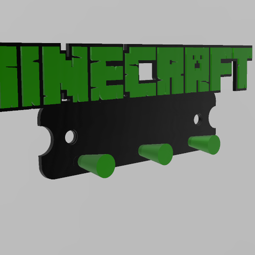 🗝️ MINECRAFT KEYCHAIN HOLDER・ 3MF File for 3D printing・Cults