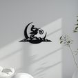 mockup_05.jpg 026 Motocross Rider Mountain Wall Decor Art Laser Cut 3D Print Files